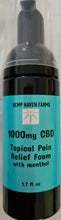 Load image into Gallery viewer, TOPICAL FOAM now in 2 sizes: 2000mg CBD in 3.4oz OR 1000mg CBD in 1.7oz