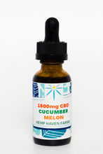 Load image into Gallery viewer, 1500mg CBD Tincture: Cucumber Melon