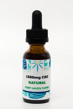Load image into Gallery viewer, 1500mg CBD TINCTURE Natural. Low dose or Pet