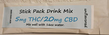 Load image into Gallery viewer, 5mg THC/20mg CBD Drink Mix-Unflavored