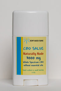 Topical Salve without Essential Oils: .5 oz, 1 oz, 2 oz Solid Roll On  NATURALLY NUDE