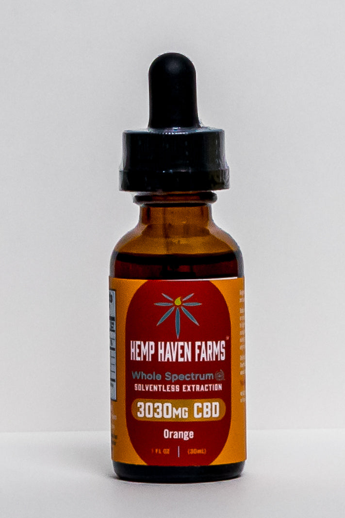 3030mg CBD TINCTURE - Chemical free, Solvent free, CO2 free (30ml)