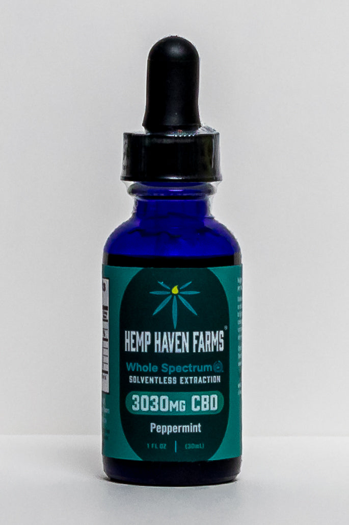 3030mg CBD TINCTURE - Chemical free, Solvent free, CO2 free (30ml)