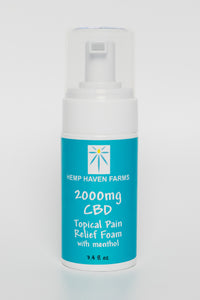 TOPICAL FOAM 2000mg CBD, 3.4 fl oz