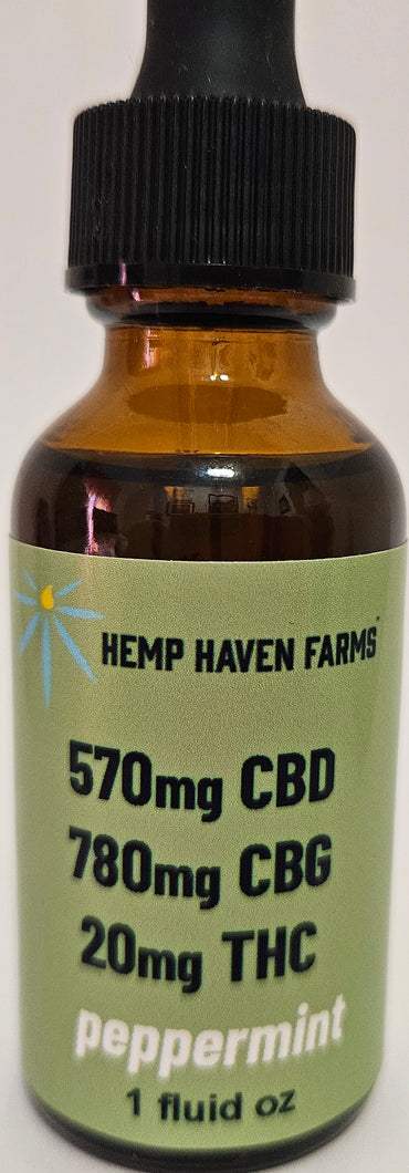 CBG/CBD TINCTURE PEPPERMINT