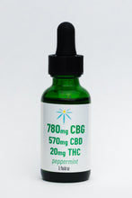 Load image into Gallery viewer, CBG/CBD TINCTURE PEPPERMINT: GREAT FOR PAIN RELIEF!
