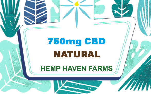 750mg CBD Tincture, Unflavored. Low dose or Pet