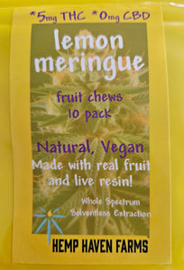 LEMON MERINGUE 5mg THC, 0mg CBD 10-pack