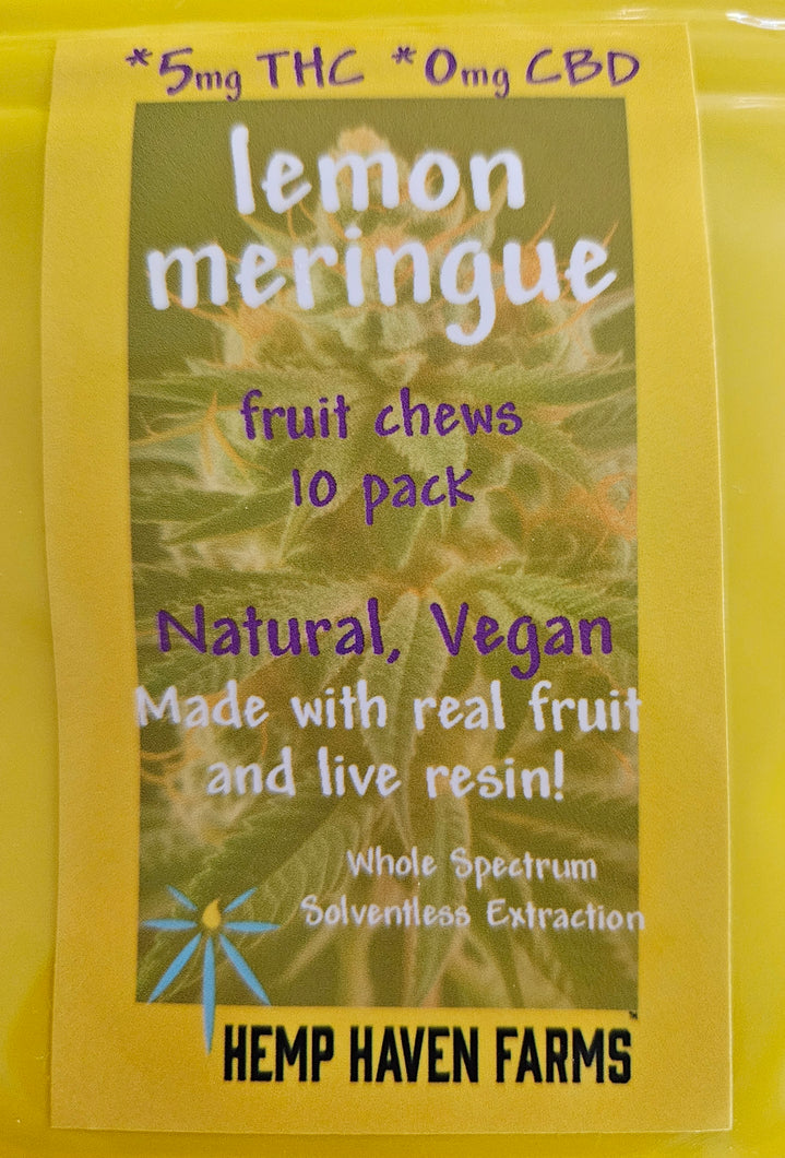 LEMON MERINGUE 5mg THC, 0mg CBD 10-pack
